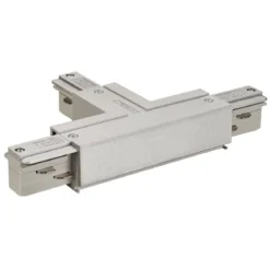 SLV No. 145634 EUTRAC T-Verbinder Erde links silbergrau