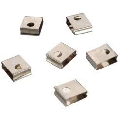 SLV No. 145551 Federclip 6er-Set für EUTRAC 3-Phasen-Einbauschieschiene weiß