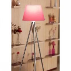 SLV No. 155492 FENDA E27 Stehleuchte chrom ohne Schirm 134 cm