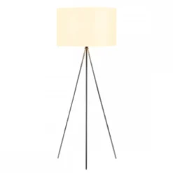 SLV No. 155492 FENDA E27 Stehleuchte chrom ohne Schirm 134 cm