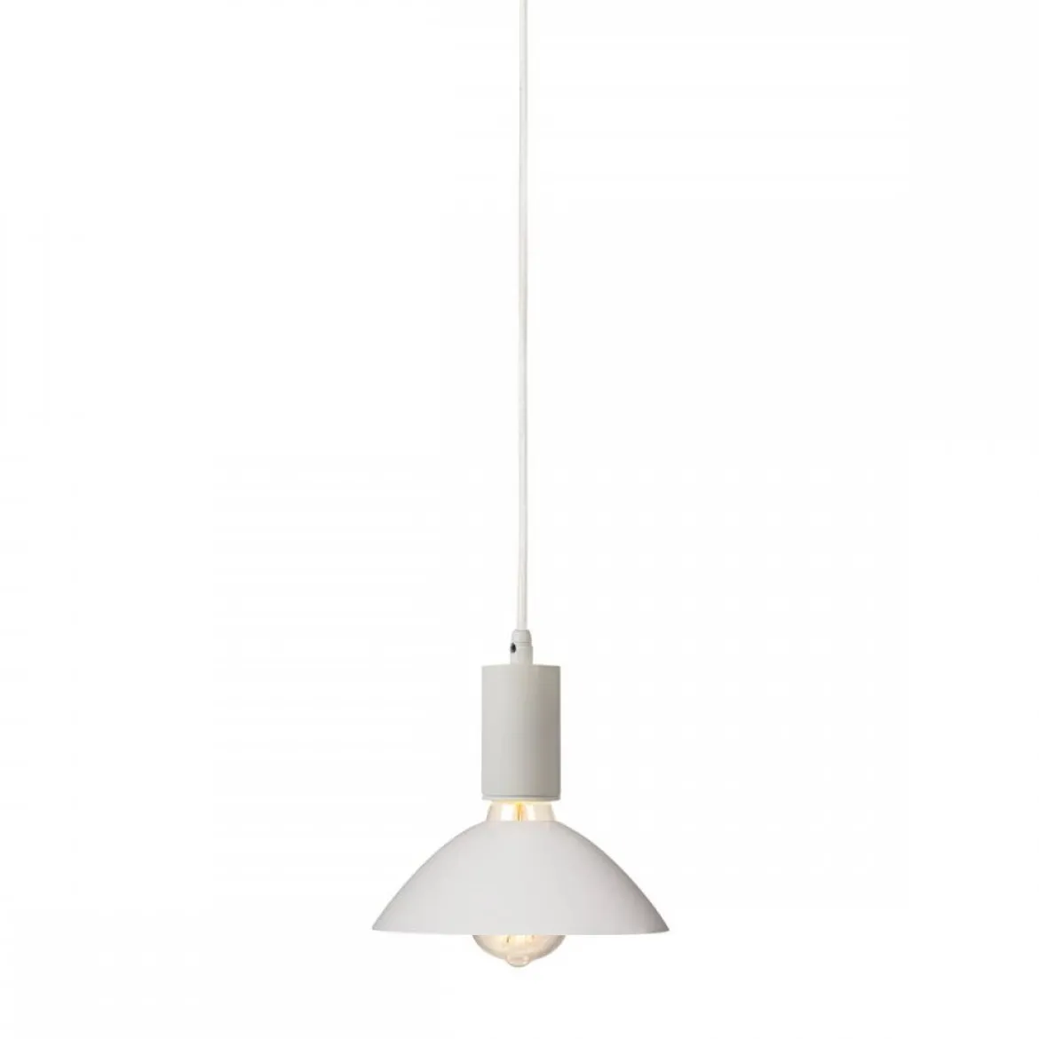 SLV No. 132691 FITU Pendelleuchte A60 rund weiß 5m Kabel mit offenem Kabelende max. 60W