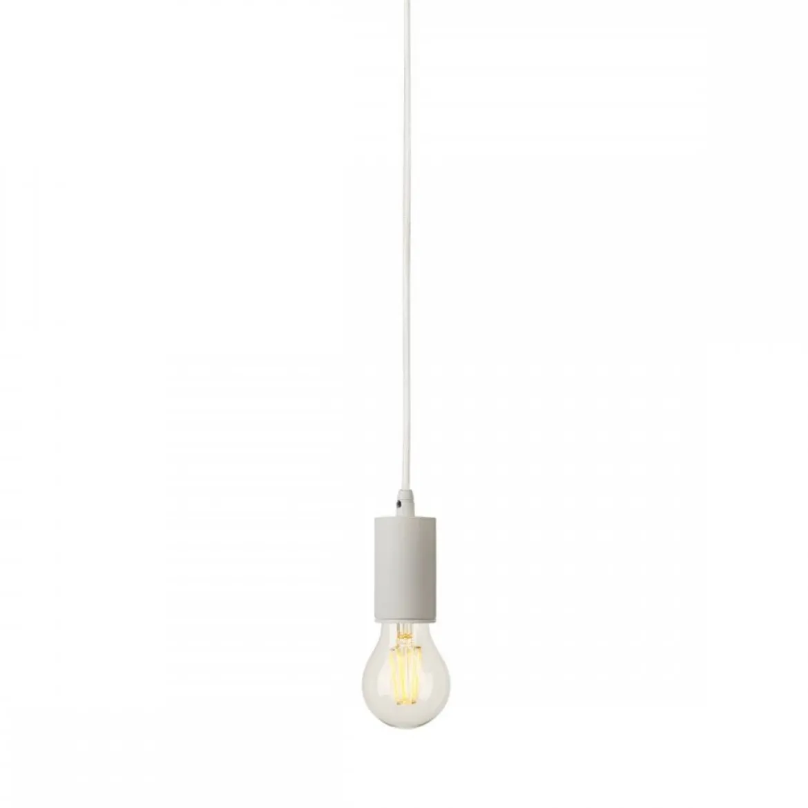 SLV No. 132691 FITU Pendelleuchte A60 rund weiß 5m Kabel mit offenem Kabelende max. 60W