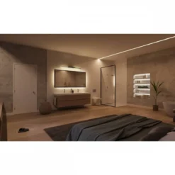SLV No. 1003506 GLENOS 60 Spiegelleuchte schwarz LED switch 3000 4000K