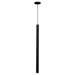 SLV No. 158400 HELIA 30 Pendelleuchte 7,5W LED 3000K rund schwarz flache Rosette zum Einbau