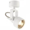 SLV No. 147551 INDA SPOT GU10 Wand- und Deckenleuchte mattweiss max. 50W