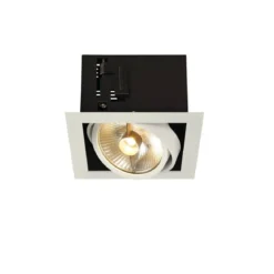 SLV No. 115541 KADUX 1 QPAR111 Downlight eckig mattweiss max. 75W