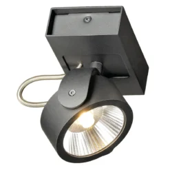 SLV No. 1000127 KALU LED 1 Wand- und Deckenleuchte schwarz 3000K 60°