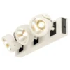 SLV No. 1000132 KALU LED 3 Wand- und Deckenleuchte weiss schwarz 3000K 60°