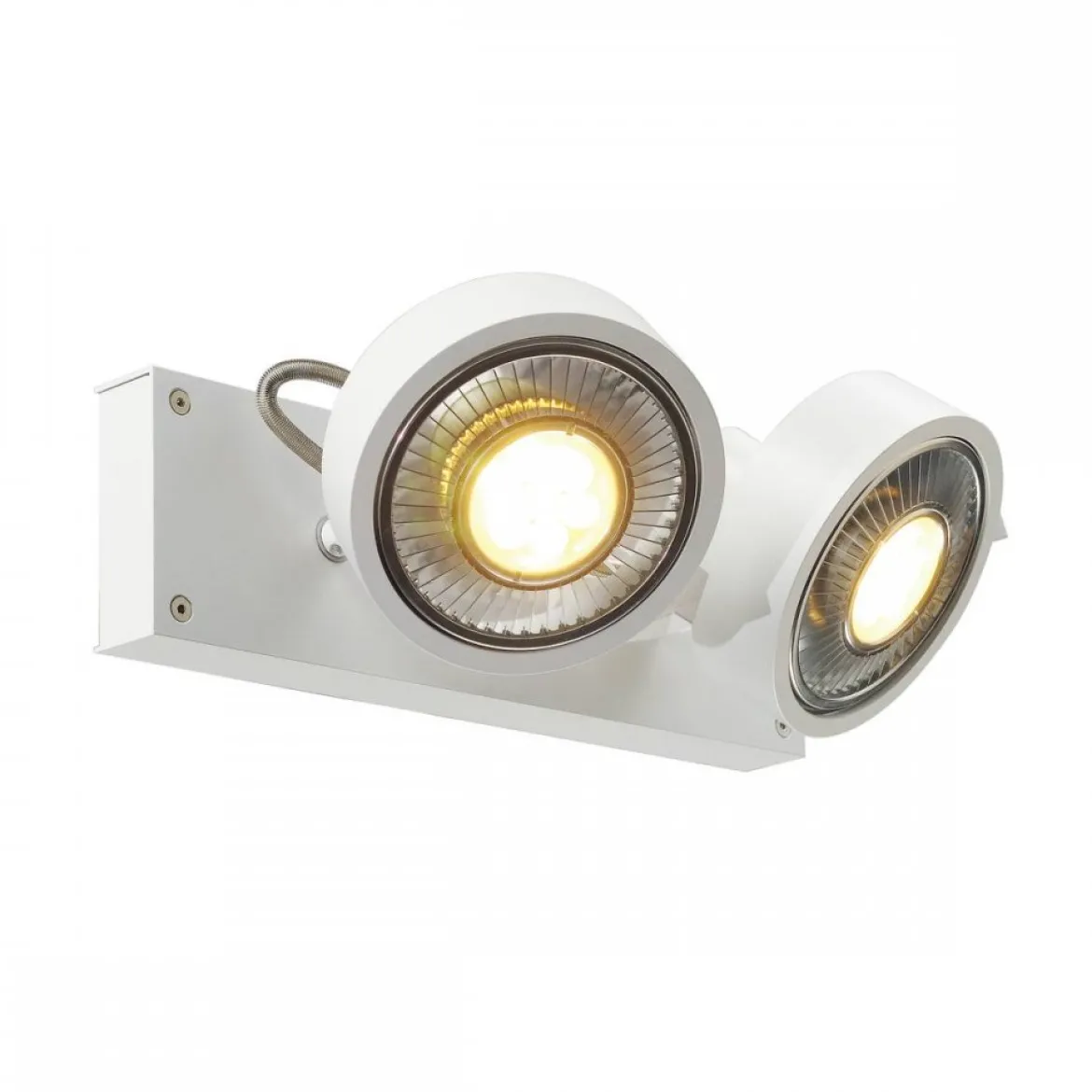 SLV No. 147311 KALU 2 QPAR111 Wand- und Deckenleuchte weiss max. 75W