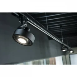 SLV No. 152610 KALU TRACK Spot GU10 schwarz max. 75W inkl. 3Phasen-Adapter