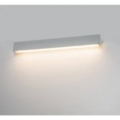 SLV No. 1001300 L-LINE 60 LED Wandleuchte IP44 3000K 700lm silber eloxiert