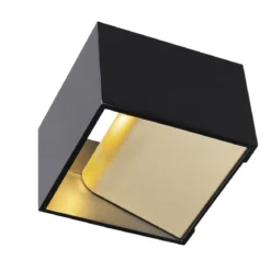 SLV No. 1000638 LOGS IN LED Wandleuchte schwarz messing 2000K-3000K Dim to Warm