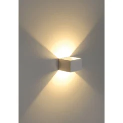 SLV No. 151321 LOGS IN Wandleuchte eckig weiss LED 3000K