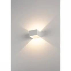 SLV No. 151321 LOGS IN Wandleuchte eckig weiss LED 3000K