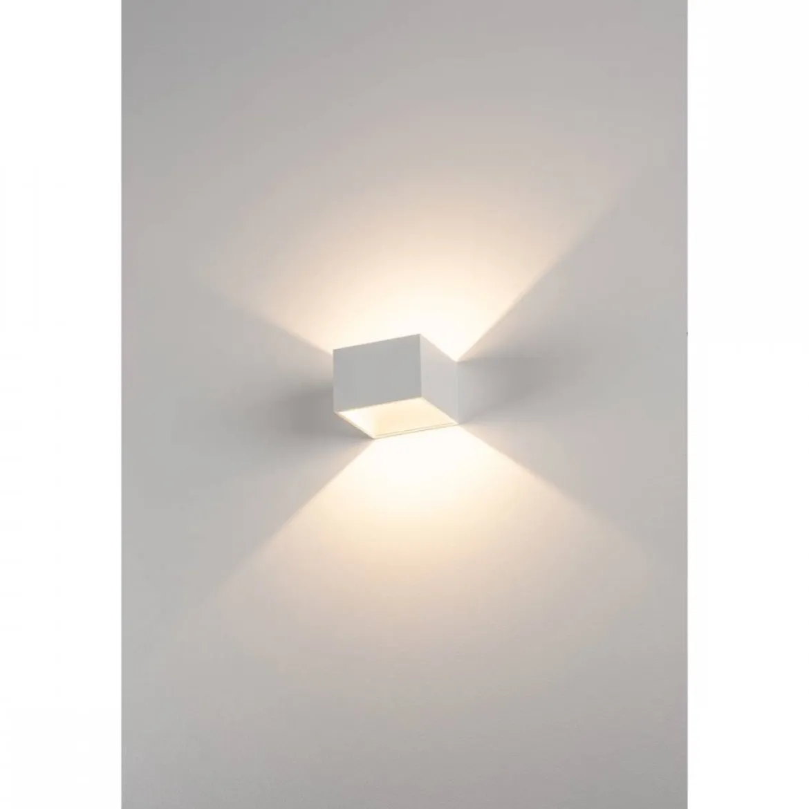 SLV No. 151321 LOGS IN Wandleuchte eckig weiss LED 3000K