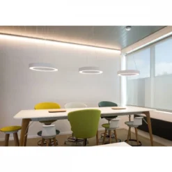 SLV No. 133841 MEDO PRO 60 RING Pendelleuchte weiss LED