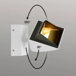 SLV No. 1001472 MERADO FLOOD WL LED Indoor Wandaufbauleuchte weiß 4000K 40°
