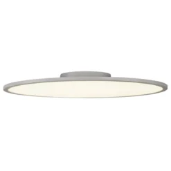 SLV No. 1000786 PANEL 60 rund LED Indoor Deckenaufbauleuchte silbergrau 4000K