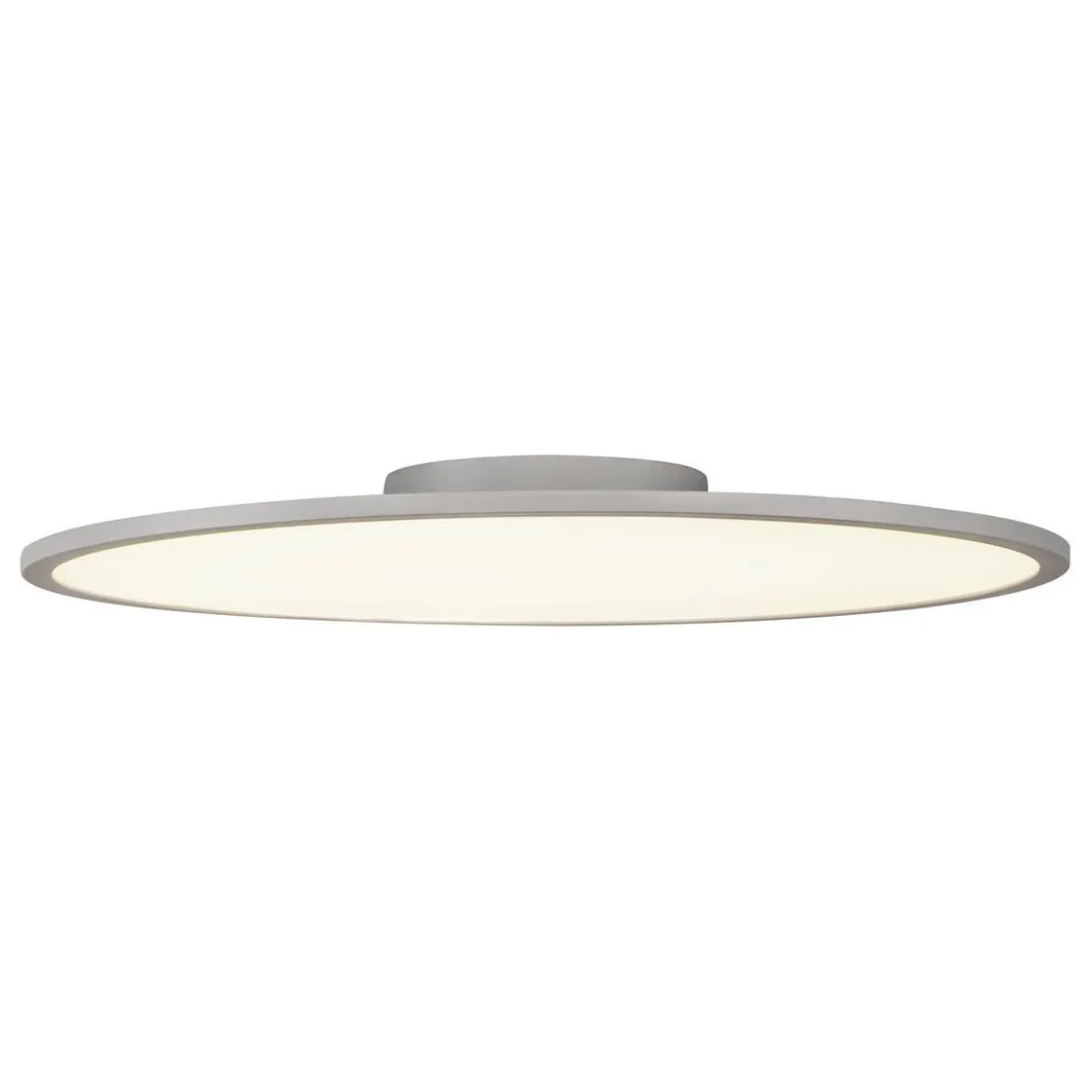 SLV No. 1000786 PANEL 60 rund LED Indoor Deckenaufbauleuchte silbergrau 4000K