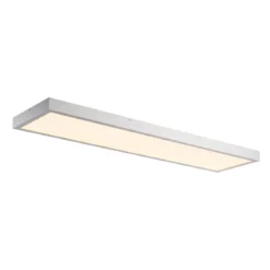 SLV No. 1001508 PANEL 1200x300mm LED Indoor Deckenaufbauleuchte 3000K silbergrau