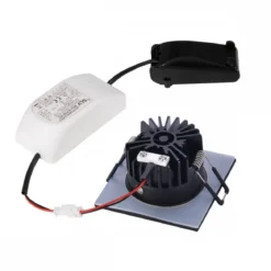 SLV No. 1002101 PATTA-I LED Outdoor Deckeneinbauleuchte eckig IP65 schwarz 1800-3000K