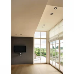 SLV No. 1002101 PATTA-I LED Outdoor Deckeneinbauleuchte eckig IP65 schwarz 1800-3000K