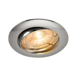 SLV No. 1000719 PIKA QPAR51 Deckeneinbauleuchte schwenkbar chrom max. 50W
