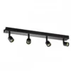 SLV No. 1002029 PURI CW Wand- und Deckenaufbauleuchte quad GU10 schwarz 4x50W