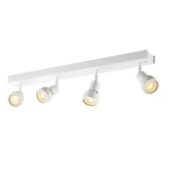 SLV No. 1002030 PURI CW Wand- und Deckenaufbauleuchte quad GU10 weiß 4x50W