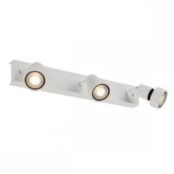 SLV No. 147381 PURI 3 Deckenleuchte weiss 3xGU10 max. 3x50W mit Decoring