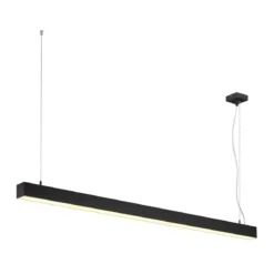 SLV No. 1001309 Q-LINE DALI SINGLE LED Pendelleuchte dimmbar 1500mm schwarz