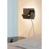 SLV No. 1003455 SOMNILA SPOT Indoor LED Wandaufbauleuchte 3000K schwarz Version links inkl. USB
