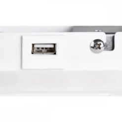SLV No. 1003457 SOMNILA SPOT Indoor LED Wandaufbauleuchte 3000K weiß Version links inkl. USB