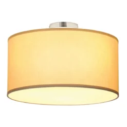 SLV No. 155373 SOPRANA Deckenleuchte CL-1 rund beiges Textil E27 max. 3x60W