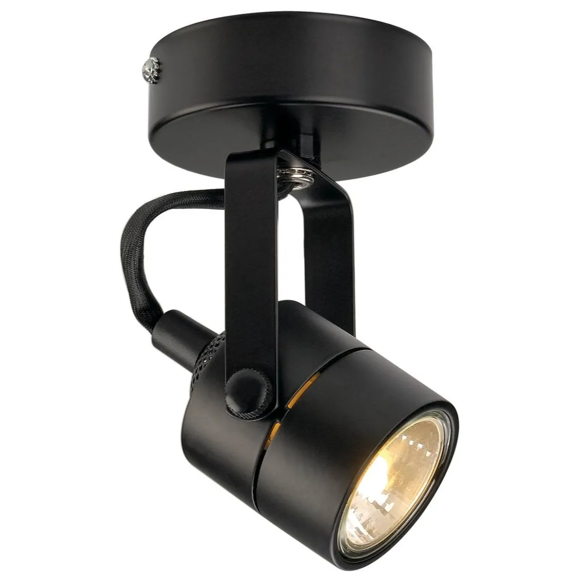 SLV No. 132020 SPOT 79 Wand- und Deckenleuchte schwarz GU10 max. 50W