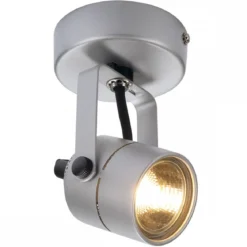 SLV No. 132024 SPOT 79 Wand- und Deckenleuchte silbergrau GU10 max. 50W