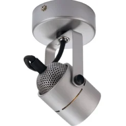 SLV No. 132024 SPOT 79 Wand- und Deckenleuchte silbergrau GU10 max. 50W