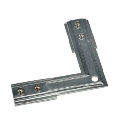 SLV No. 143152 Stabilisator Eckverbinder lang für 1-Phasen HV-Stromschiene nickel matt
