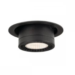 SLV No. 1003307 SUPROS MOVE LED Deckeneinbauleuchte schwarz rund 3000K 60° CRI90 2600lm