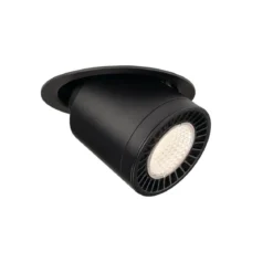 SLV No. 1003307 SUPROS MOVE LED Deckeneinbauleuchte schwarz rund 3000K 60° CRI90 2600lm