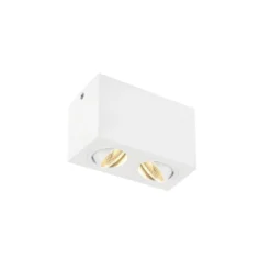SLV No. 1002008 TRILEDO Double LED Indoor Deckenaufbauleuchte weiß 3000K