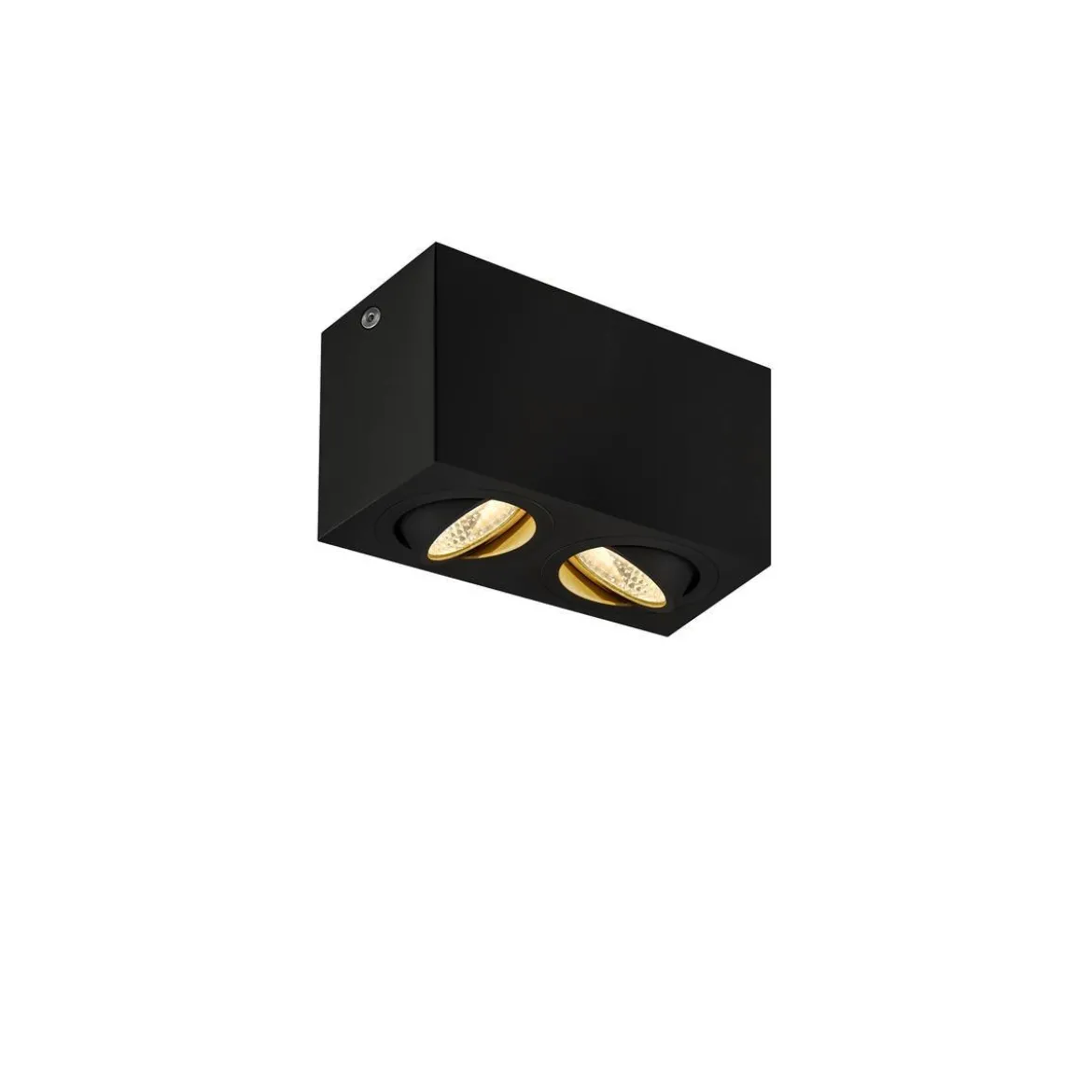 SLV No. 1002003 TRILEDO Double LED Indoor Deckenaufbauleuchte schwarz 3000K
