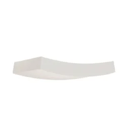 SLV No. 148012 Wandleuchte Plastra 102 CURVE weisser Gips R7s 78mm