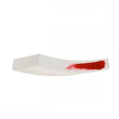 SLV No. 148012 Wandleuchte Plastra 102 CURVE weisser Gips R7s 78mm