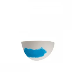 SLV No. 148013 Wandleuchte Plastra 101 E14 halb rund weisser Gips max. 40W
