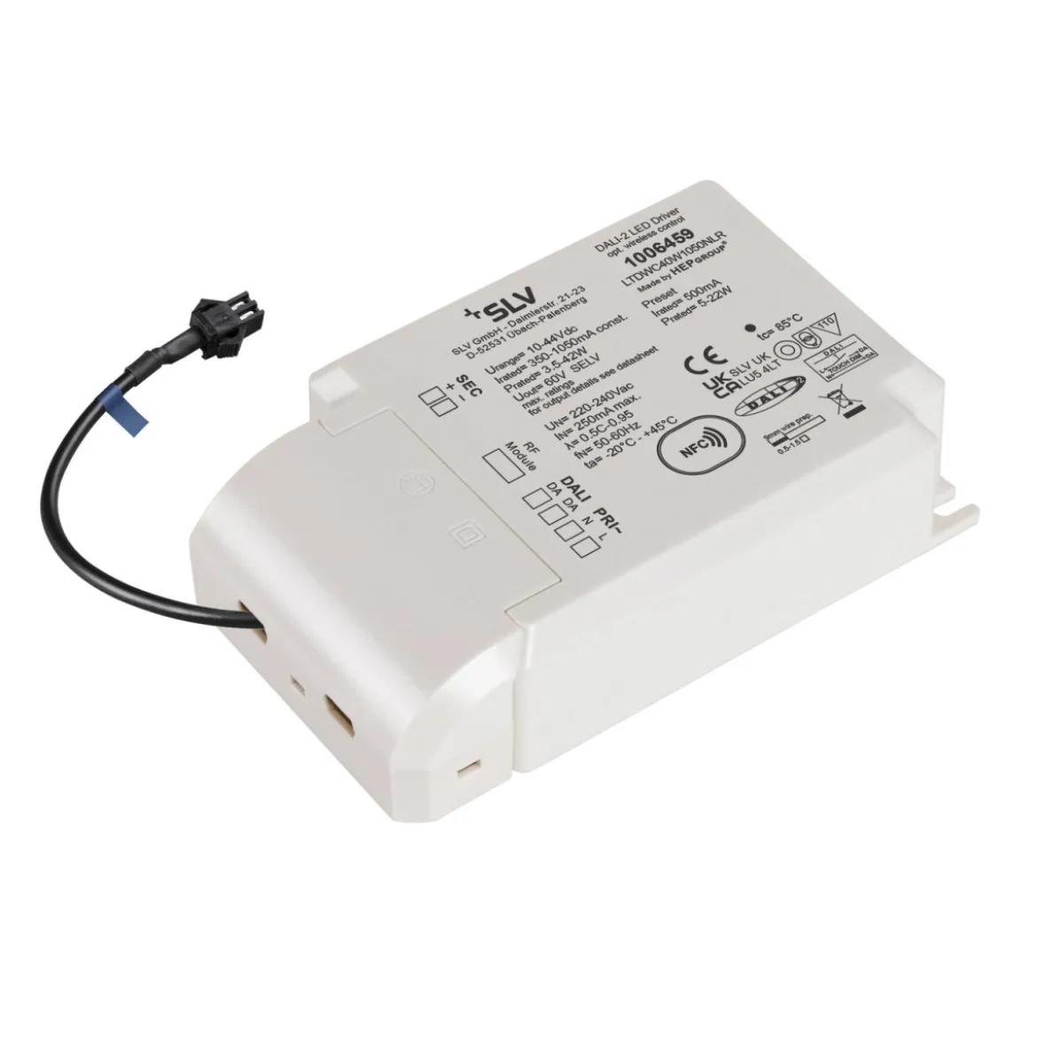 SLV 1006459 NUMINOS® Dali LED-Bridge-Treiber 500mA 42W