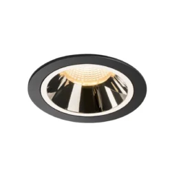 SLV 1003945 NUMINOS DL L LED Deckeneinbauleuchte schwarz chrom 3000K 55°