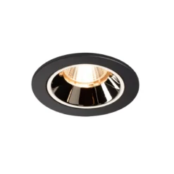 SLV 1003774 NUMINOS DL S LED Deckeneinbauleuchte schwarz chrom 2700K 40°