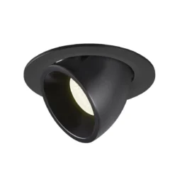 SLV 1006011 NUMINOS® GIMBLE L Deckeneinbauleuchte schwarz 4000K 20°