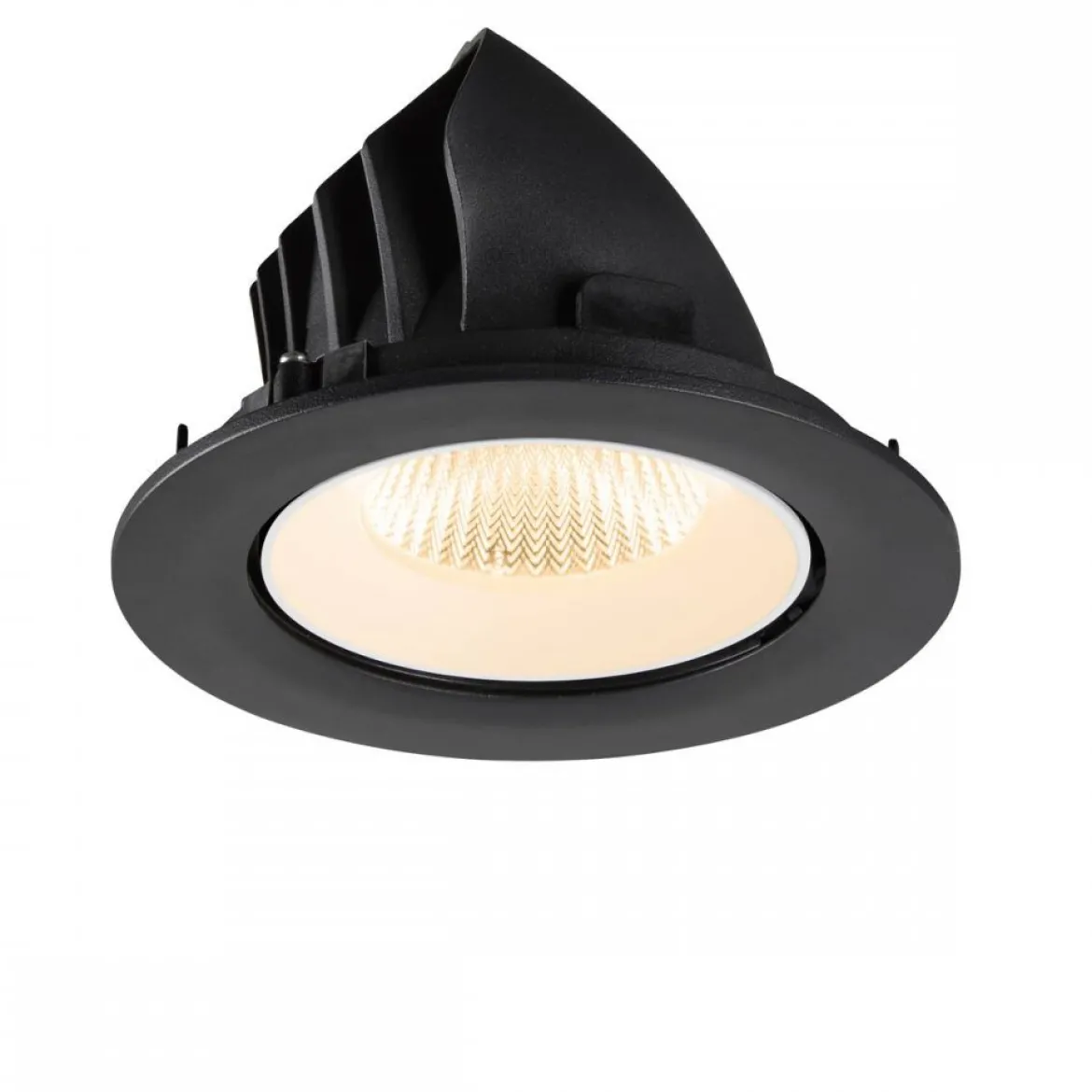 SLV 1009707 NUMINOS® GIMBLE L Deckeneinbauleuchte 2700K 40° schwarz weiß